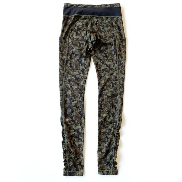 Lululemon Speed Tight III Running Leggings Size 6 Reflective Foldable Hem Ruched - Picture 5 of 16